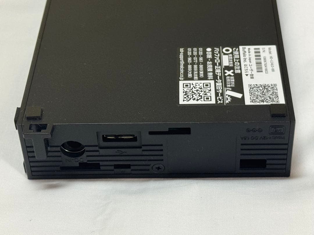 BUFFALO HD-LE4U3-BB 4TB 外付けハードディスク テレビ録画
