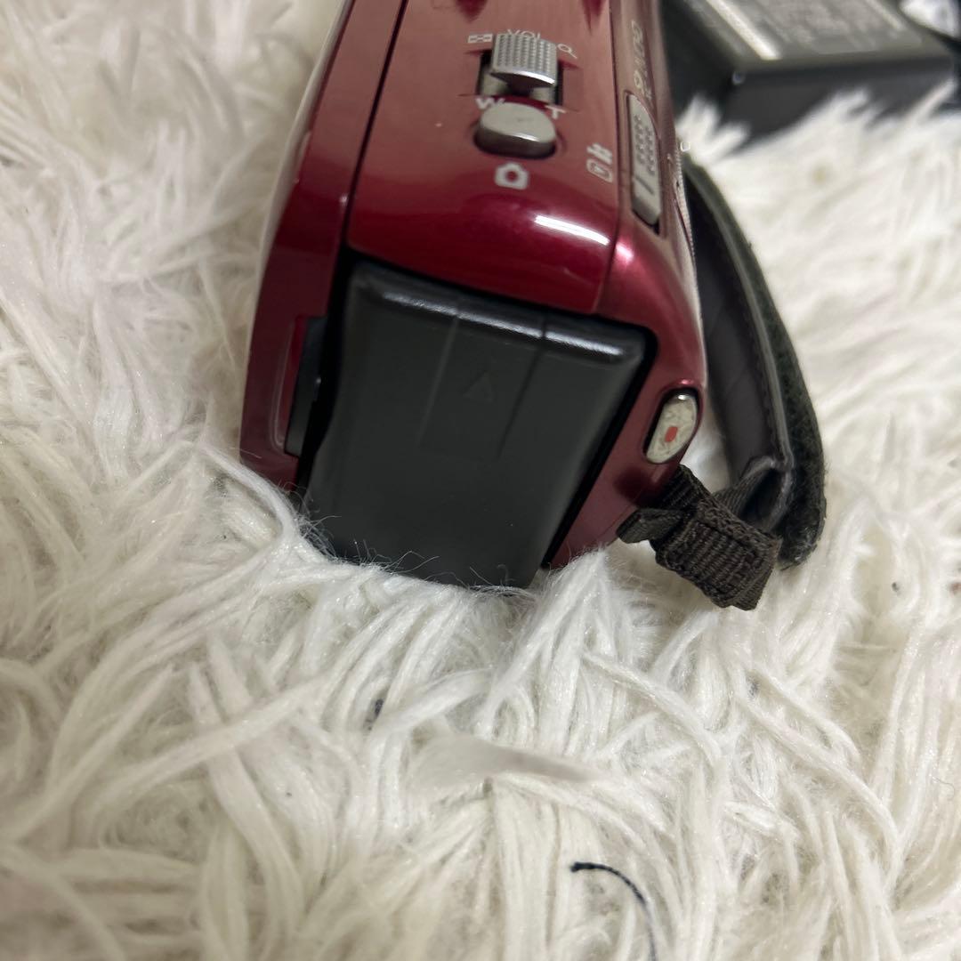 【美品】Panasonic HDC-TM25 ビデオカメラ レッド パナソニック