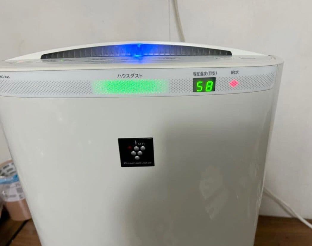 シャープ KC-Y45-W プラズマクラスターイオン搭載 加湿空気清浄機