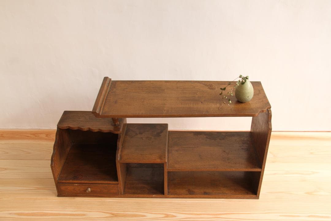 棚　飾り棚　木製　アンティーク