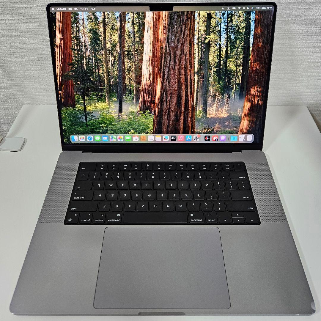 MacBook Pro 16 M1Pro 16/512 USキー 電池90%