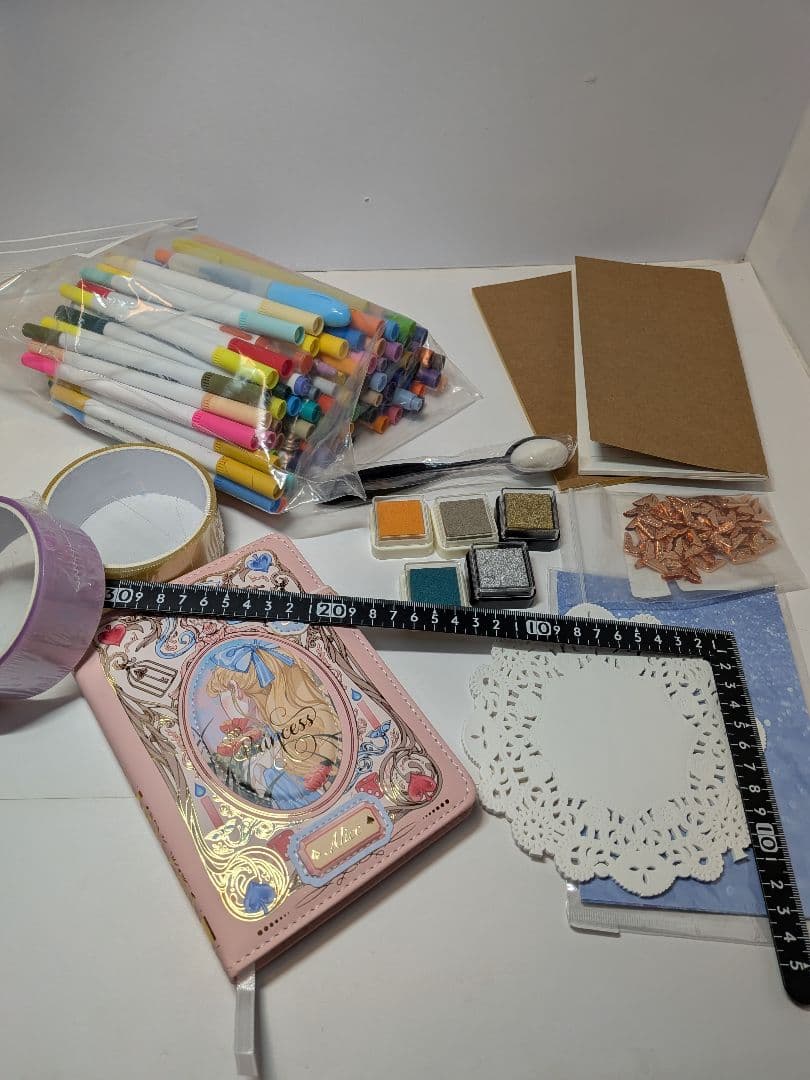 ⑤コラージュ　シール　紙もの　シーリング