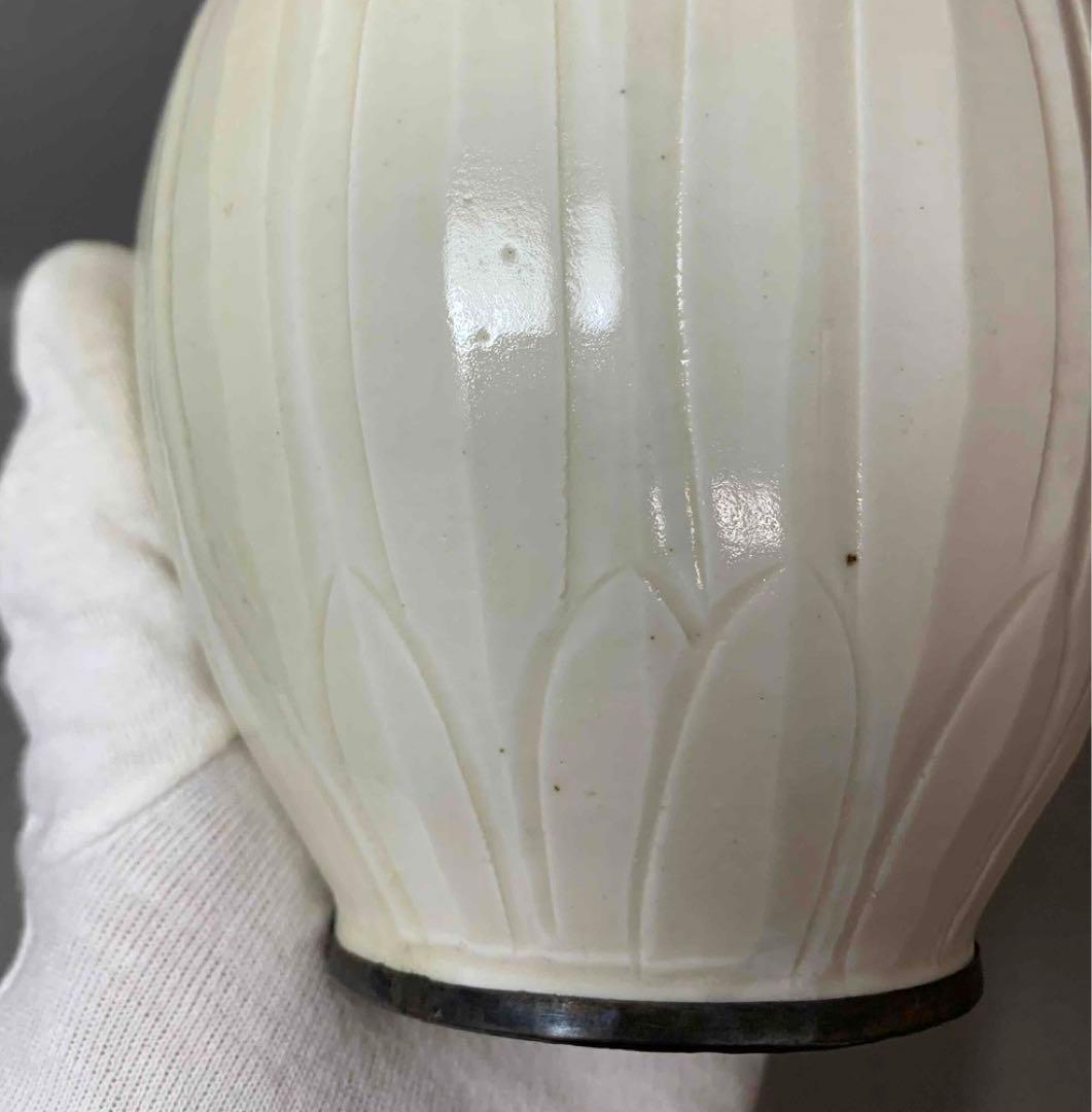 中国 連弁紋瓶　u6220721