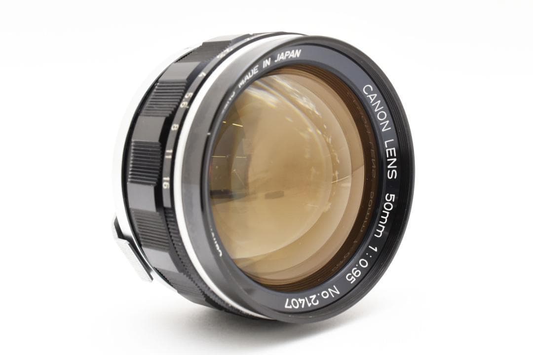 ★希少・美品★ Canon Lens 50mm F0.95 超大口径レンズ