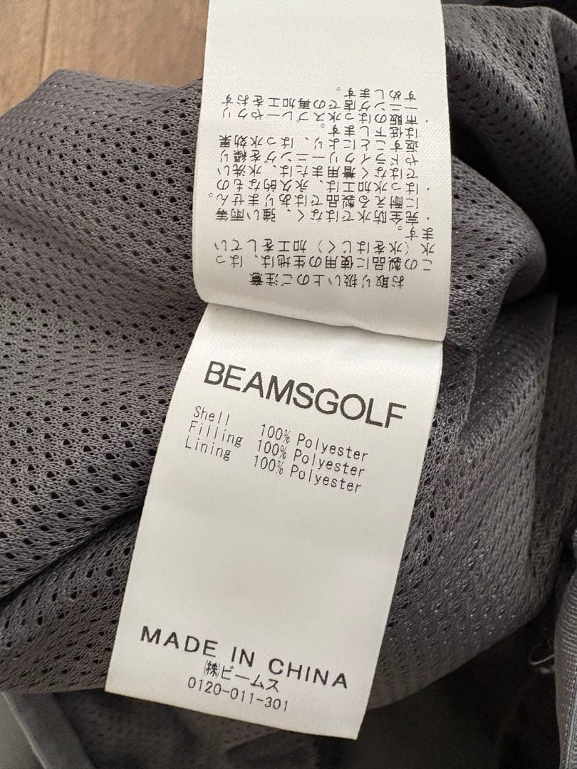 BEAMSGOLF ノーカラー ブルゾン S