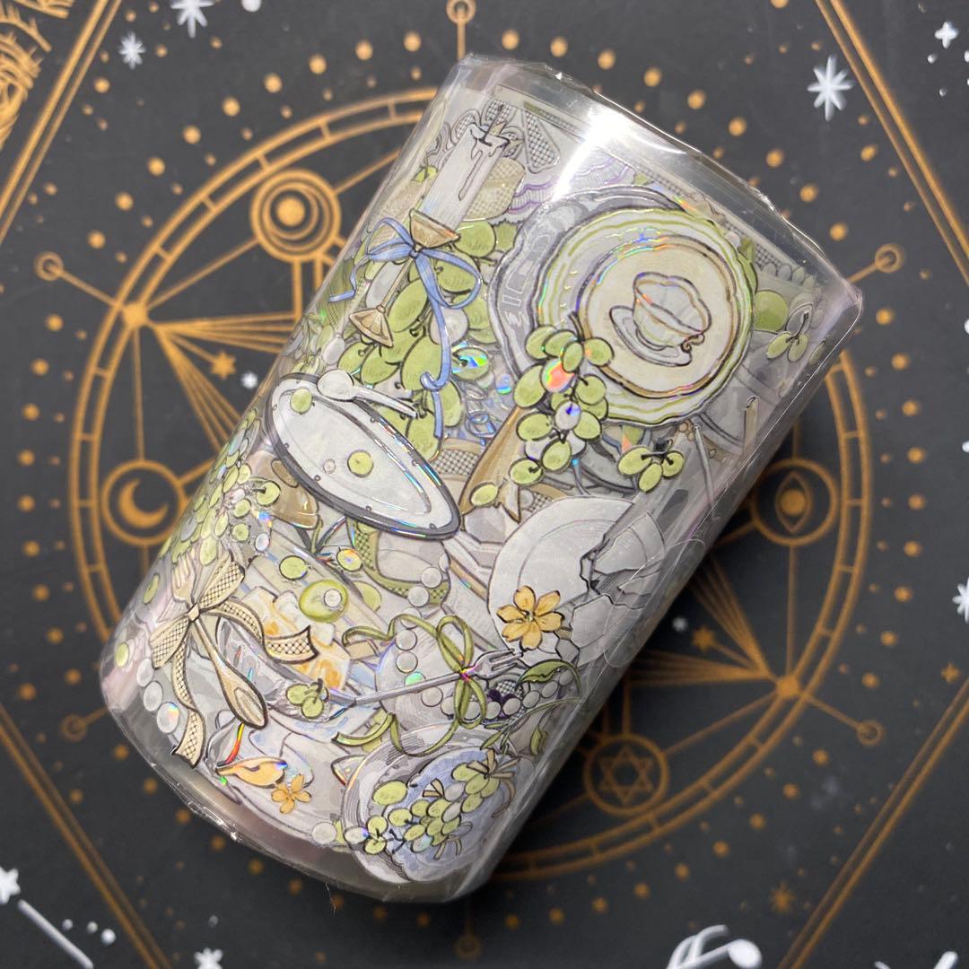 【H1】海外　10m巻　貝殻光マスキングテープ　人物系/装飾系/背景系