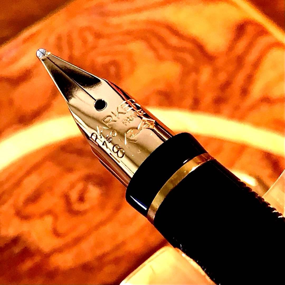 ☆美しいパーカースターリング シルバー18金☆カートリッジ5本➕コンバータ付