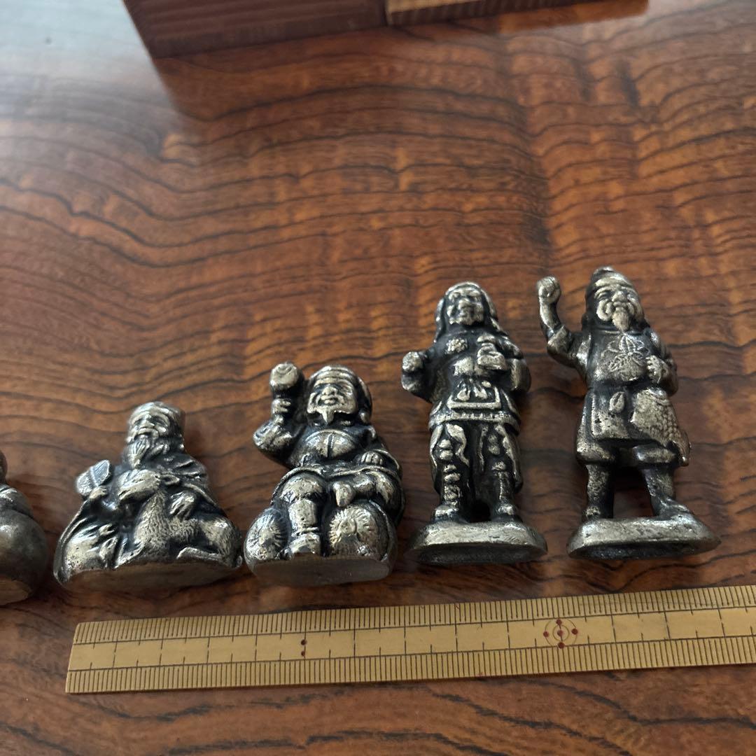 (最終値下げ品)七福神 鉄製 フィギュア コレクション アンティーク 7体セット