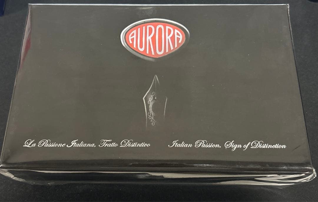 アウロラ 万年筆 M 中字 アルファ H11-CRM ロッソ 両用式 正規輸入品