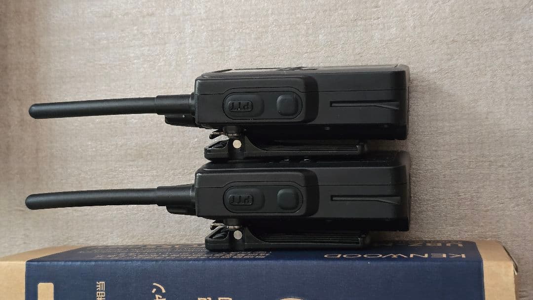 KENWOOD UBZ-M51SE 2台セット 純正インカム2個付き