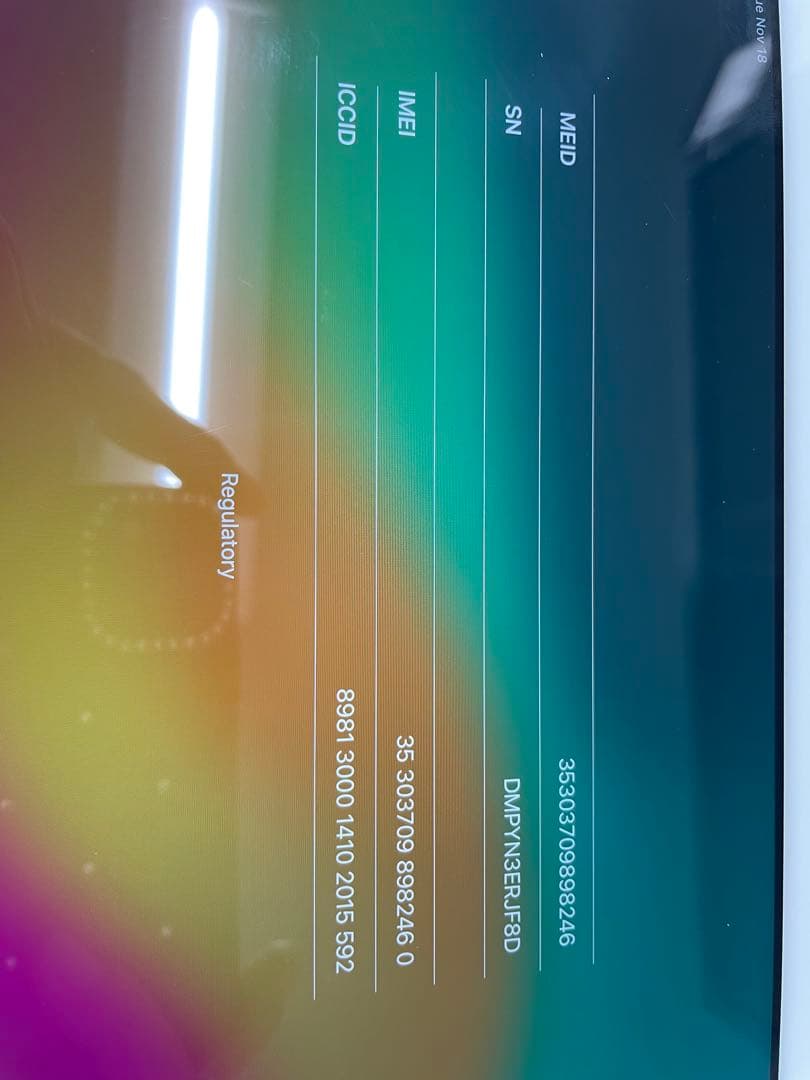 iPad シルバー 本体　Wifiセルラーモデル　32GB　第6世代