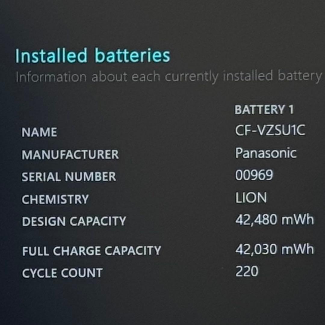 852 美品 レッツノート SV9 i5 第10世代 8GB office