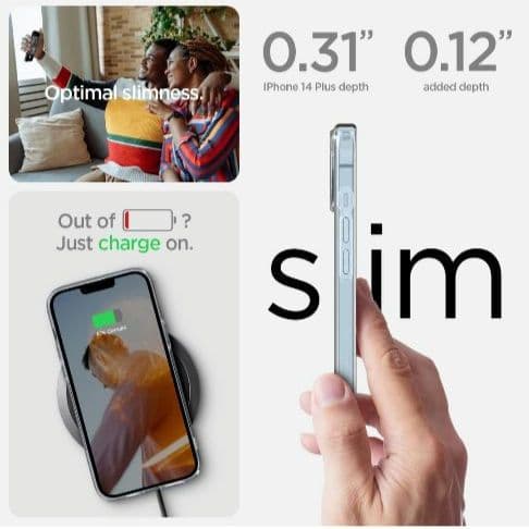 最終値下げ★Spigen iPhone14Plus ケース 全透明 (クリア