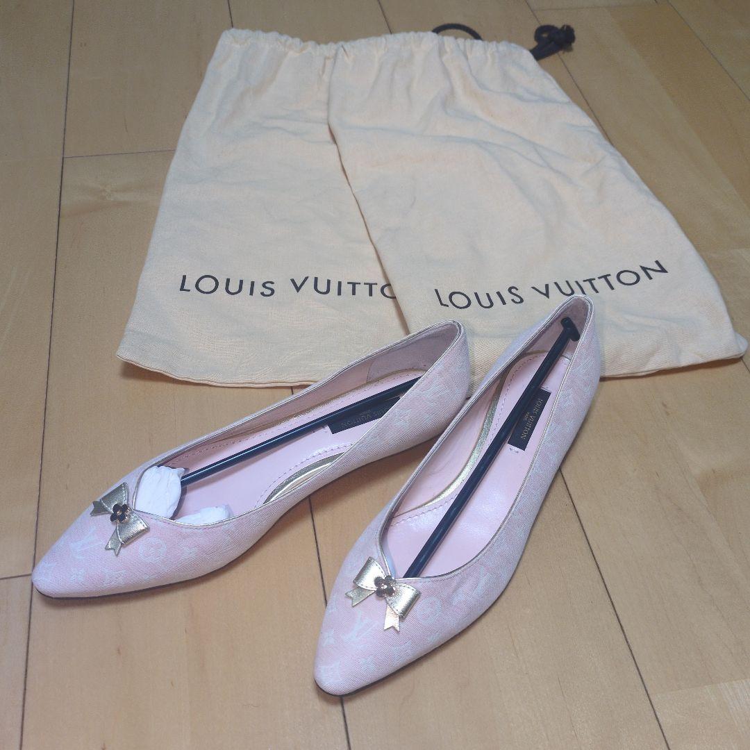 1月24日で一旦停止します。【中古】Louis Vuitton フラットシューズ