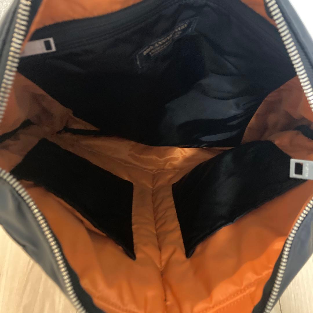 ポーター t-nuance ヘルメット ショルダー トート バッグ 黒 80周年