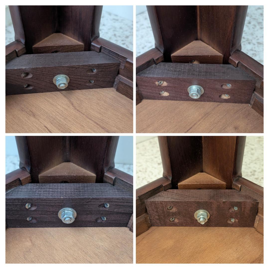 80s ビンテージ ウッド リビングテーブル ミッドセンチュリー 北欧 ブラウン