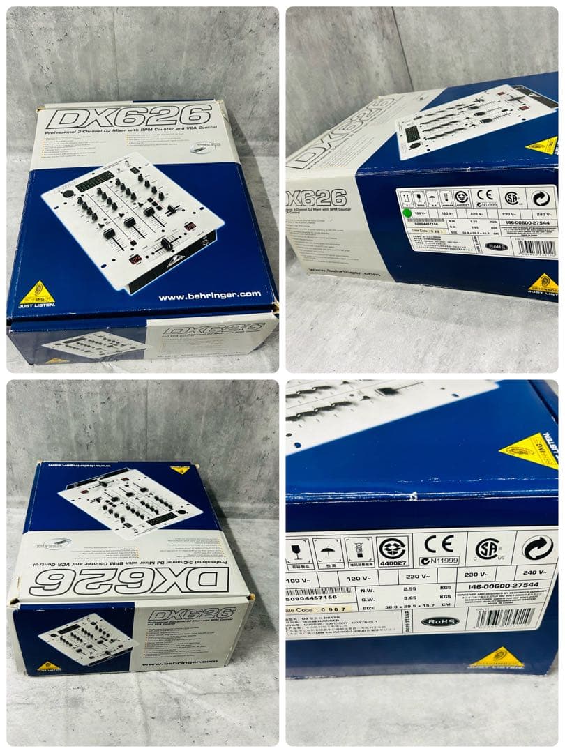 【美品】DJミキサー BEHRINGER PRO MIXER DX626