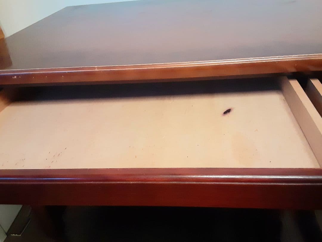 アンティーク 書斎デスク 学習机 カリモク