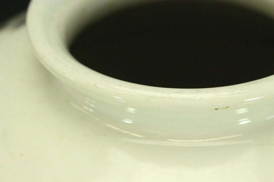 中国美術 龍図 花器(ZE652)