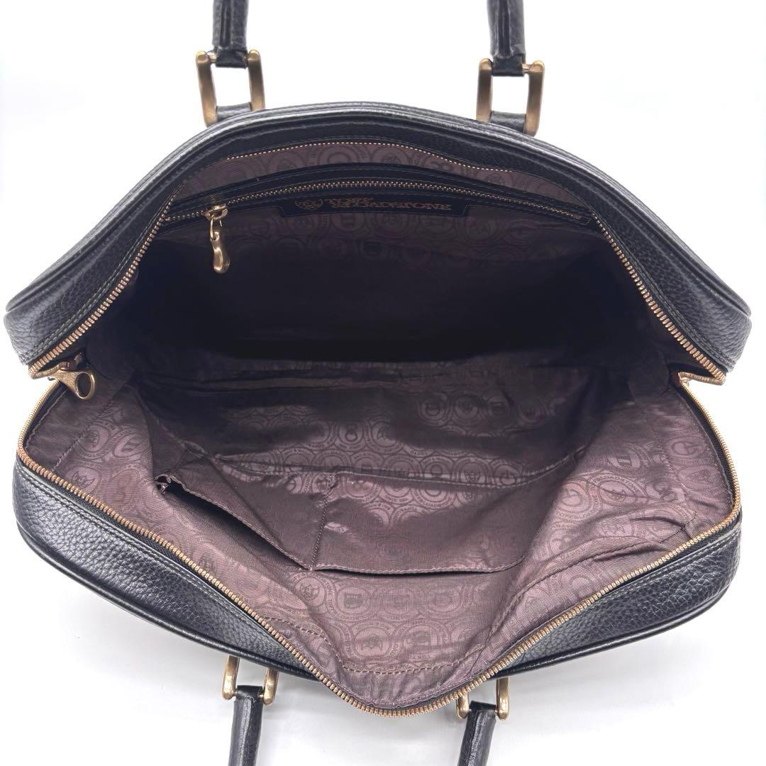 トフアンドロードストーン　Vブリーフ　ビジネスバッグ　A4可　レザー