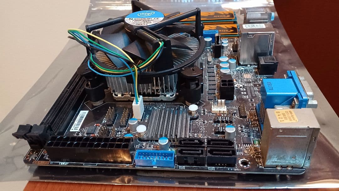 Mini-ITX MSI H81I-S01/i5-4570/8GBセット 動作済