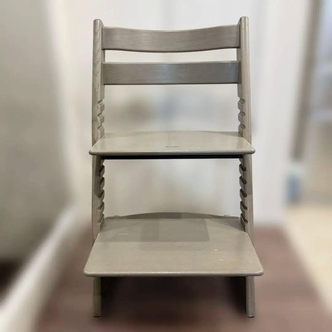 【希少カラー】ストッケトリップトラップ　オーク材　グレーウォッシュ