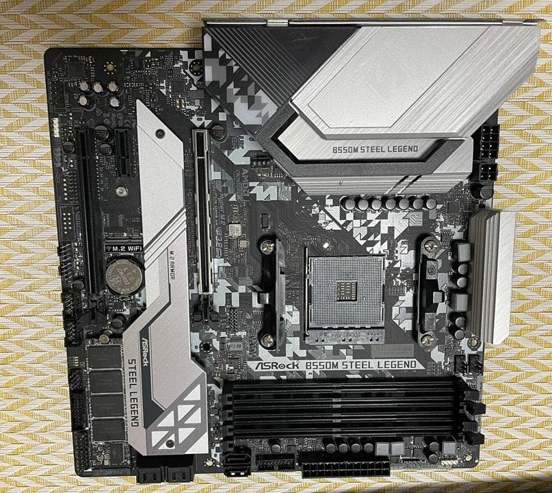 マザーボード ASRock B550M Steel Legend