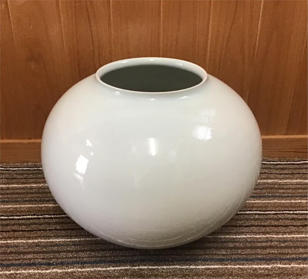 大西陶芸　砥部焼花瓶