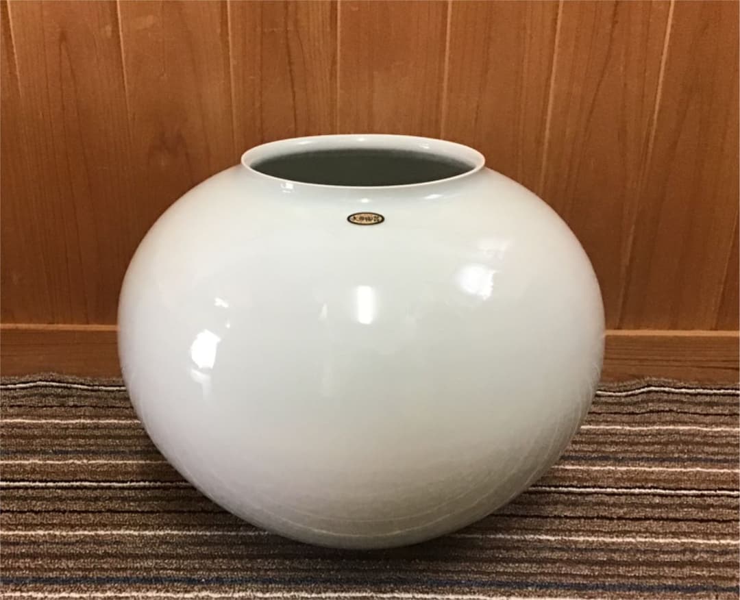 大西陶芸　砥部焼花瓶