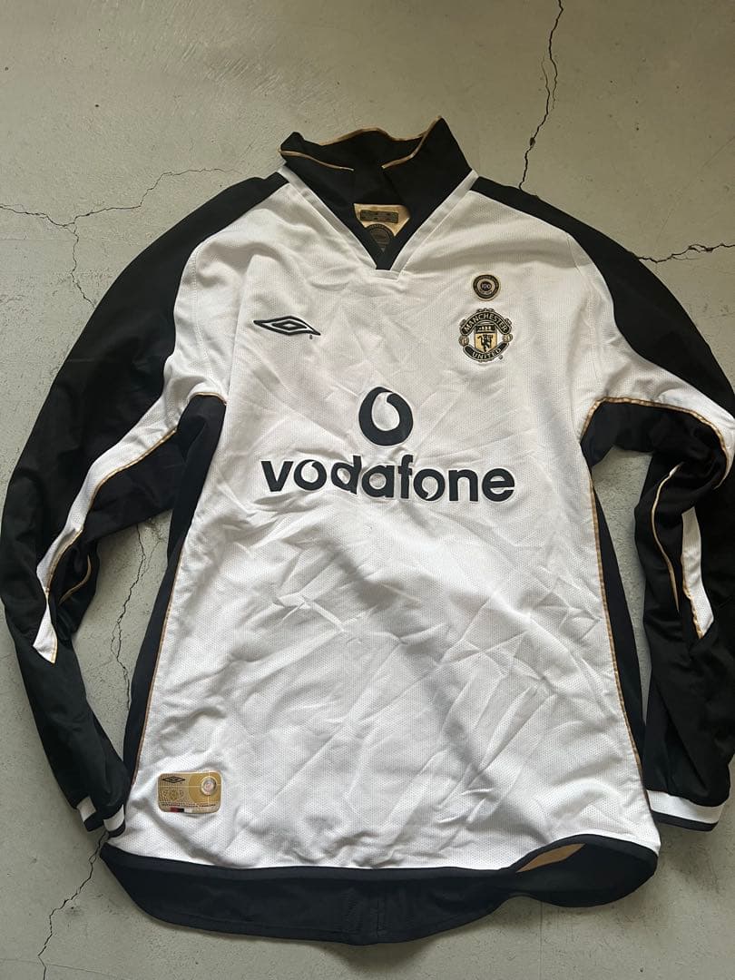 正規品 01/02 マンチェスターユナイテッド away/3rd スコールズ