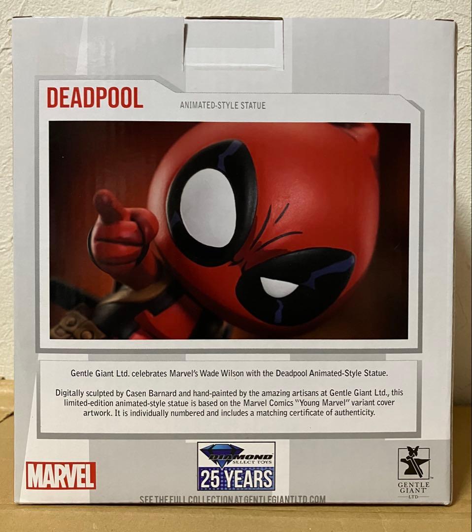 限定3000個！ デッドプール アニメイテッド ミニスタチュー ※26日まで出品