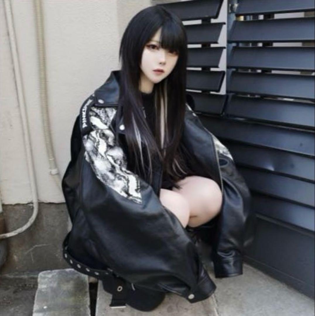 SELECT / ［PINKSPINK］パイソン柄PUレザージャケット