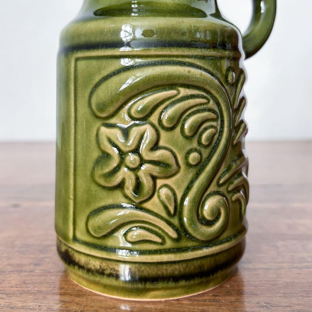 【東ドイツ Gräfenrodaのジャグ花瓶】ミッドセンチュリー 369