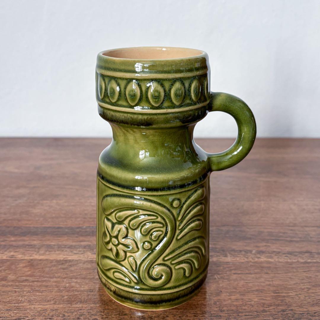 【東ドイツ Gräfenrodaのジャグ花瓶】ミッドセンチュリー 369