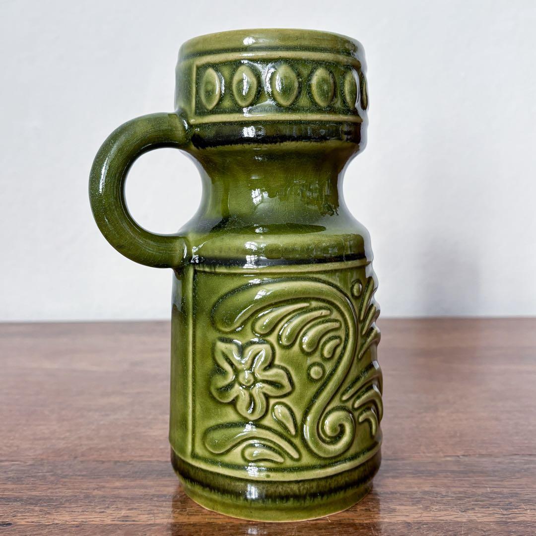 【東ドイツ Gräfenrodaのジャグ花瓶】ミッドセンチュリー 369