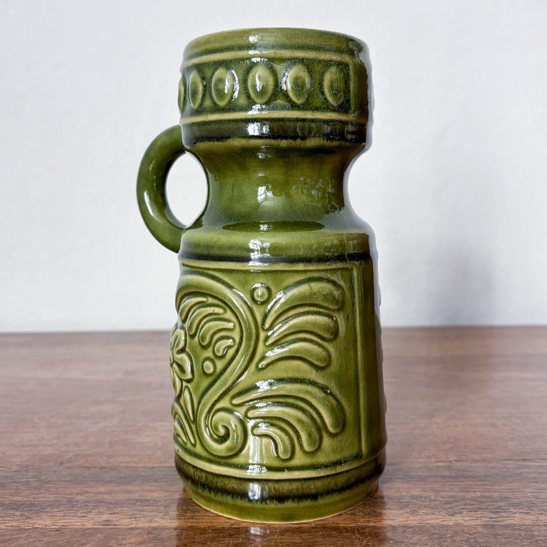 【東ドイツ Gräfenrodaのジャグ花瓶】ミッドセンチュリー 369