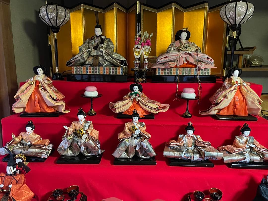 賀茂芳春作 雛人形七段(送料の関係で3つ 全てご購入お願いします) ②/3