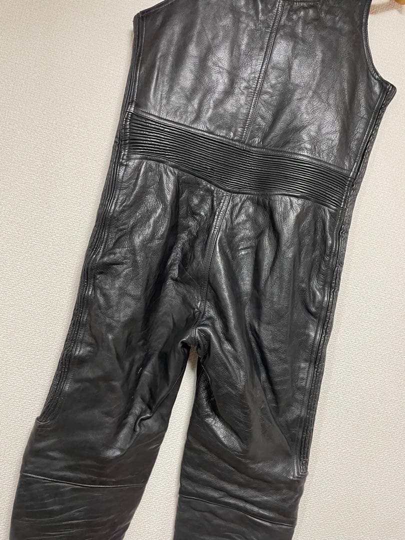 90s IMATRA ドイツ モトクロス バイカーレザーパンツ オーバーオール