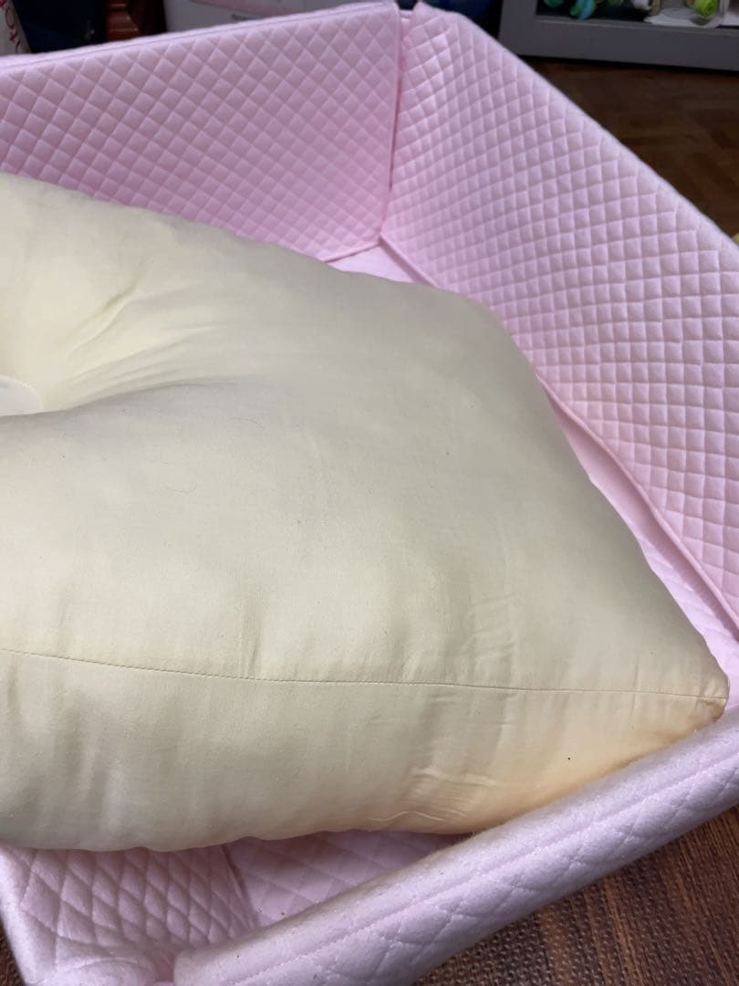 【美品】天使の寝床　おひなまき 敷きパッド 向きぐせ防止クッション 本 説明書付