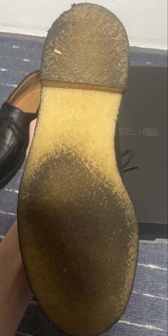 MEN'S 3EYELET MOC TOE BLACK 在原みゆ紀