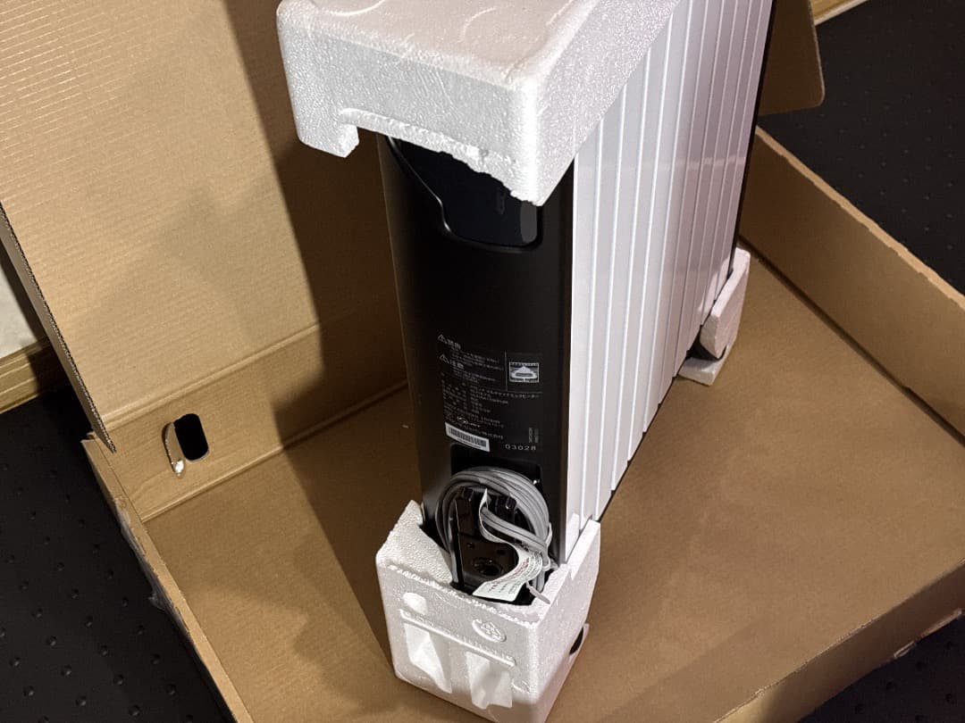 最終値下げ 未使用に近い DeLonghi ヒーターMDHAA15WIFI-BK