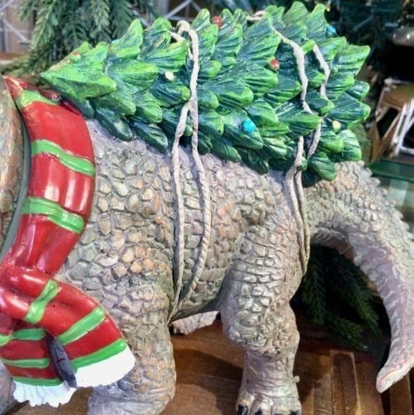 ダイナソー グローブ トリケラトプス ダルトン スノードーム 恐竜 クリスマス