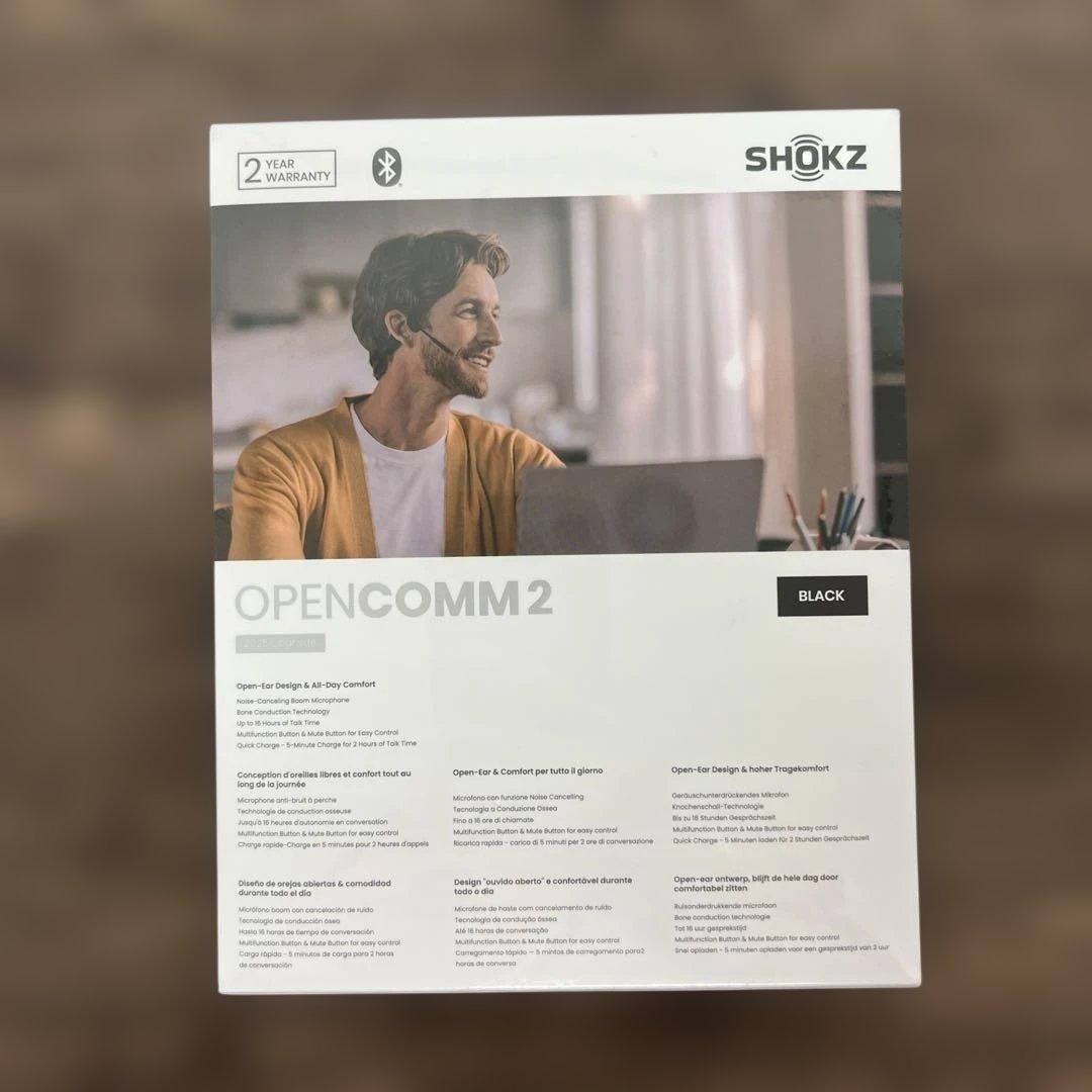 イヤホン 231273 Shokz OpenComm2 2025 Upgrade