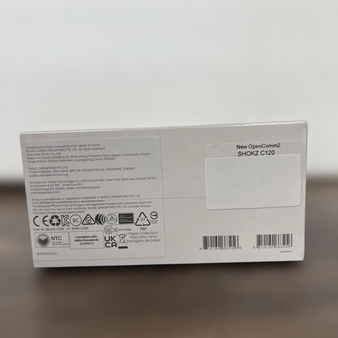 イヤホン 231273 Shokz OpenComm2 2025 Upgrade