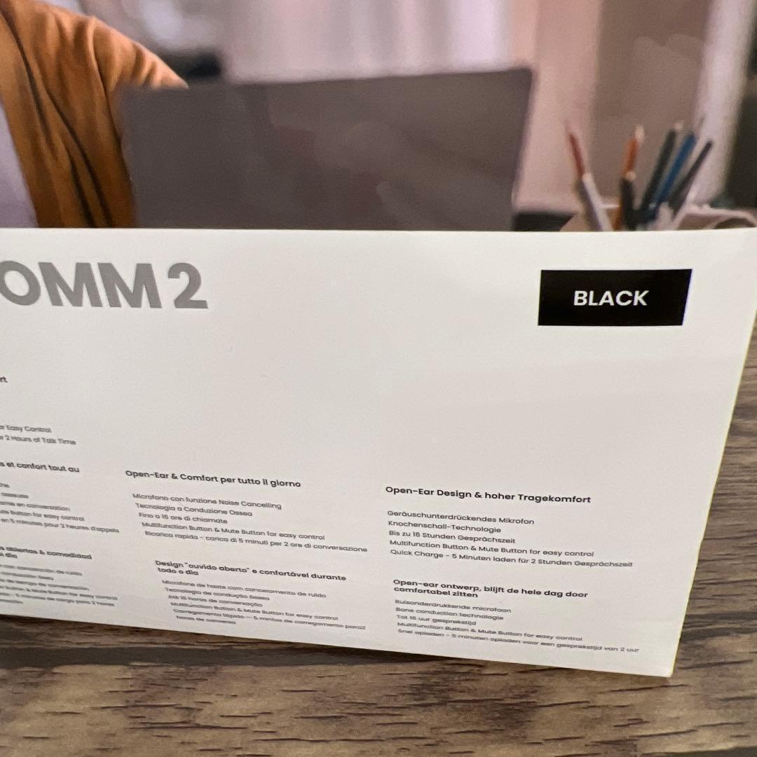 イヤホン 231273 Shokz OpenComm2 2025 Upgrade