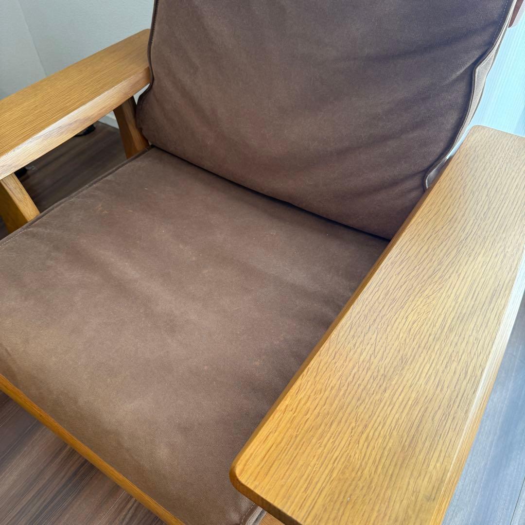 円空 高級 ラウンジチェア アームチェア 座面付き 希少 ローチェア1Pソファ