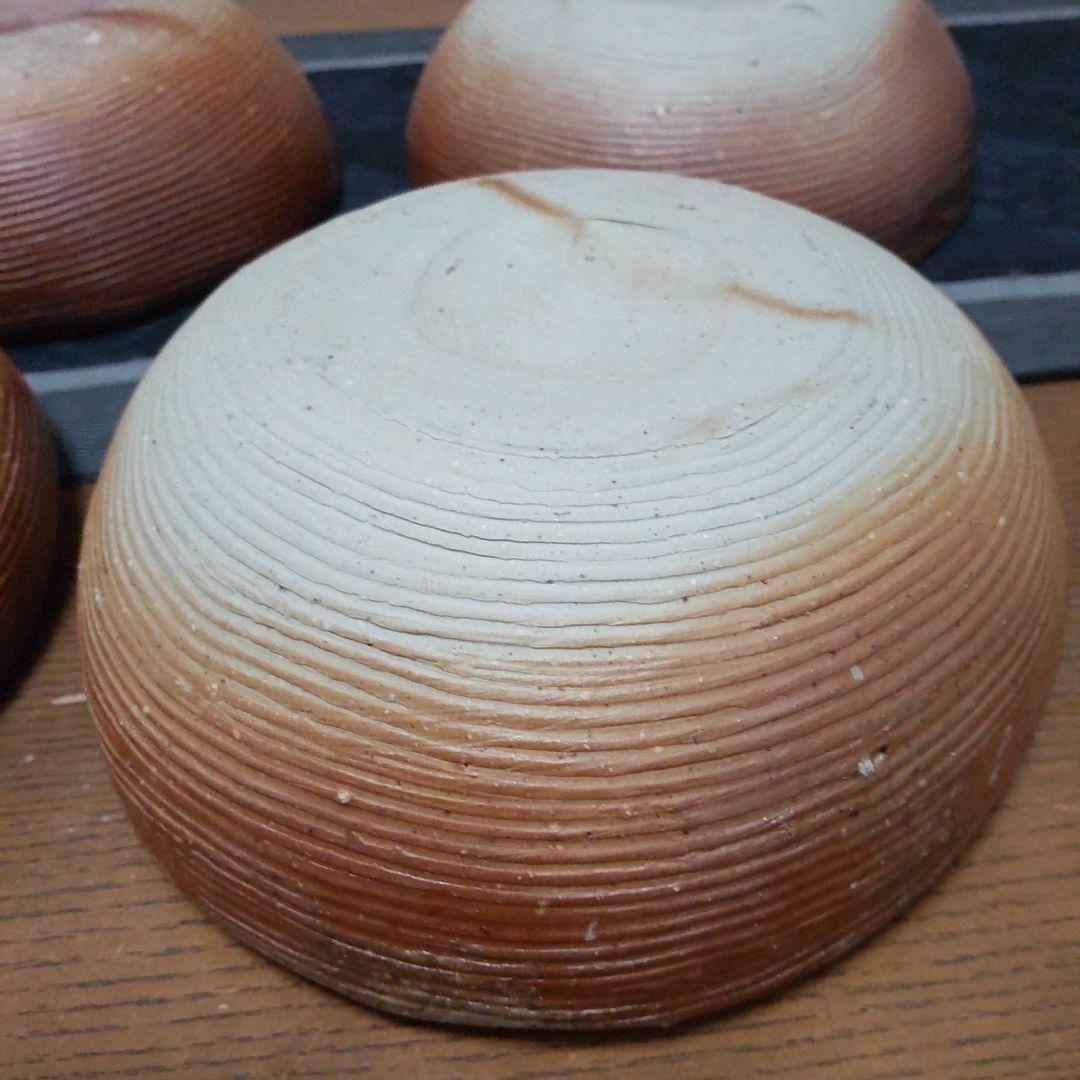 丸 鉢 4ケ 備前焼 12