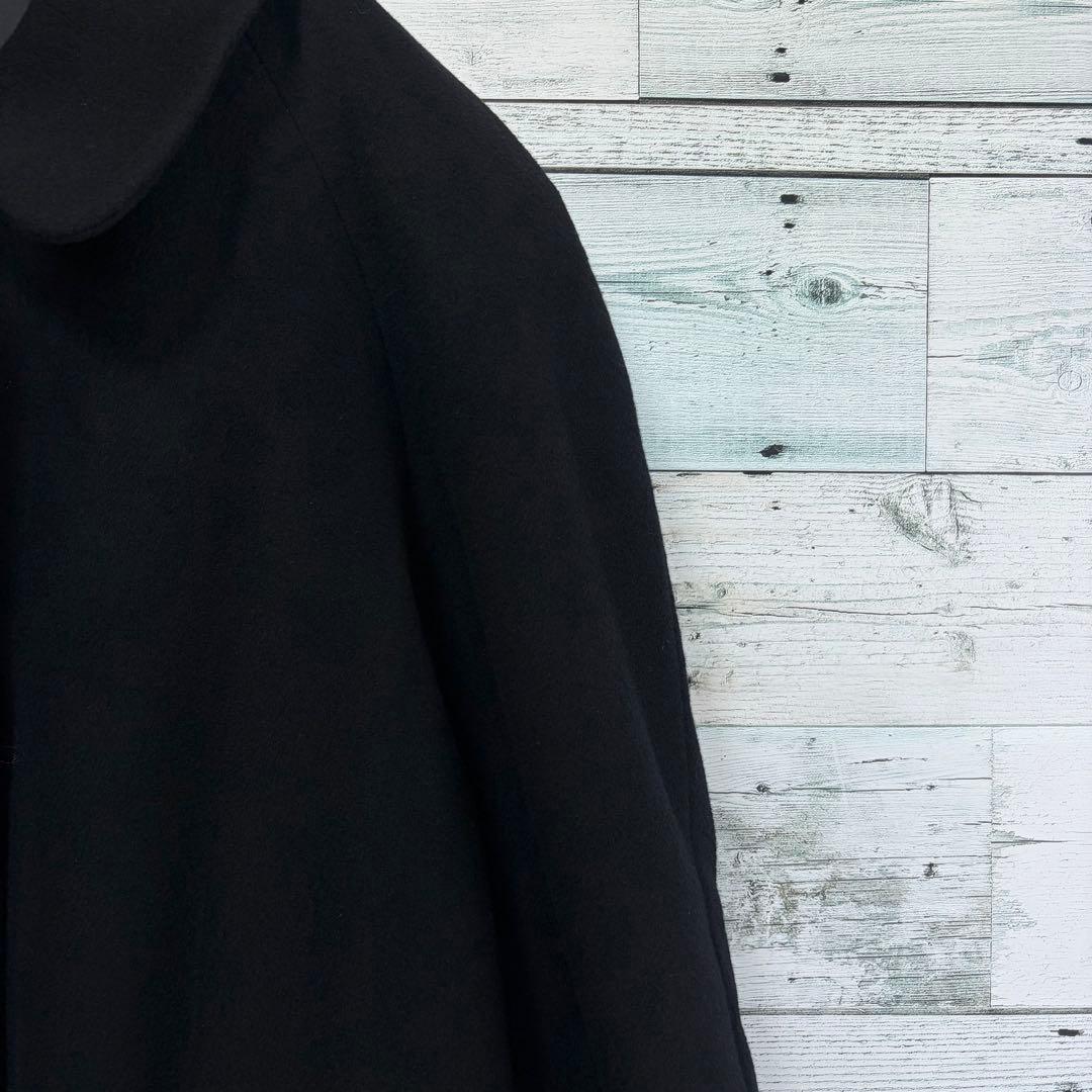 ☆大きいサイズ・3L☆カシミヤブレンドウールコート　未使用タグ付　15号　黒色