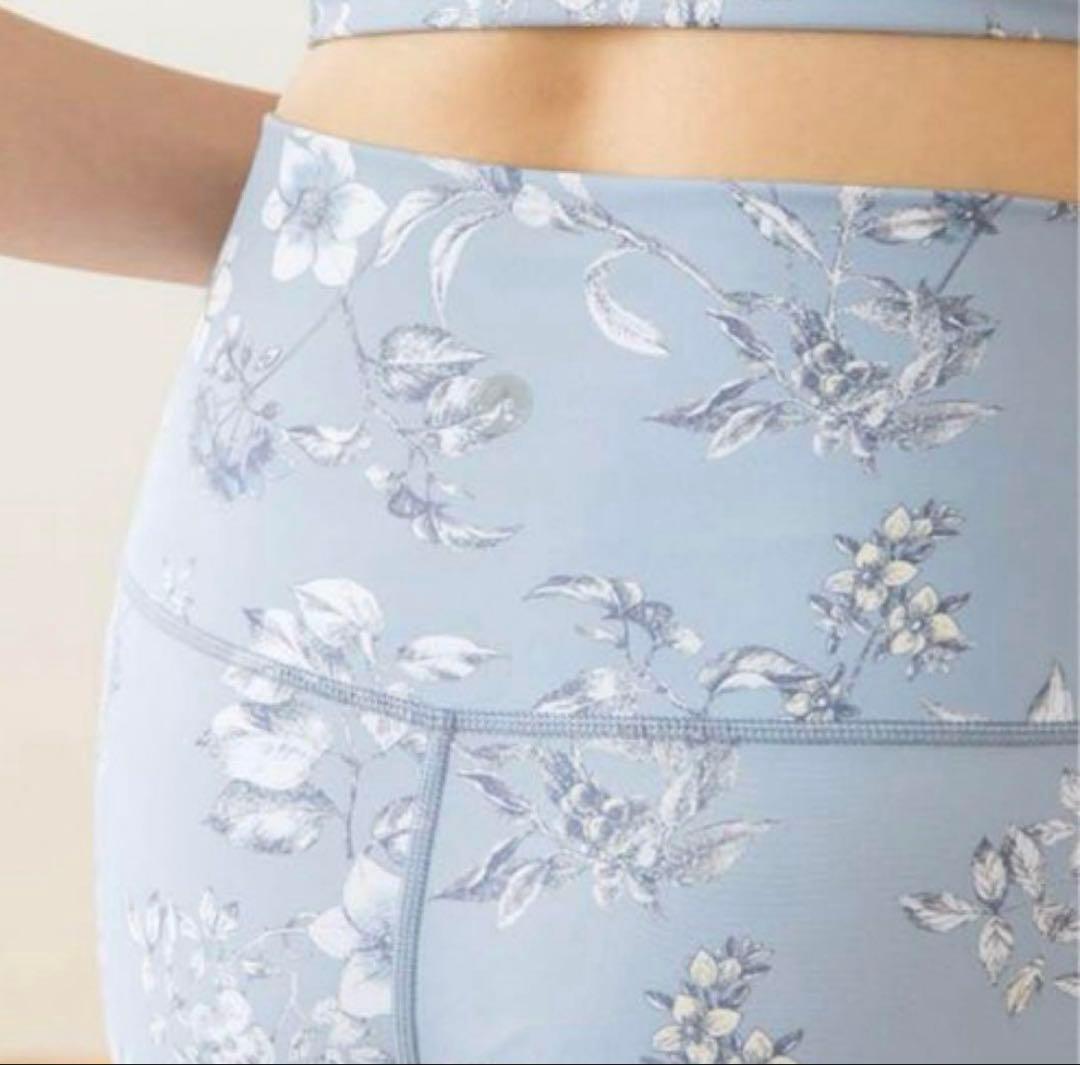 [SUKARA]ボタニカル柄☆ヨガウェア上下2点セット