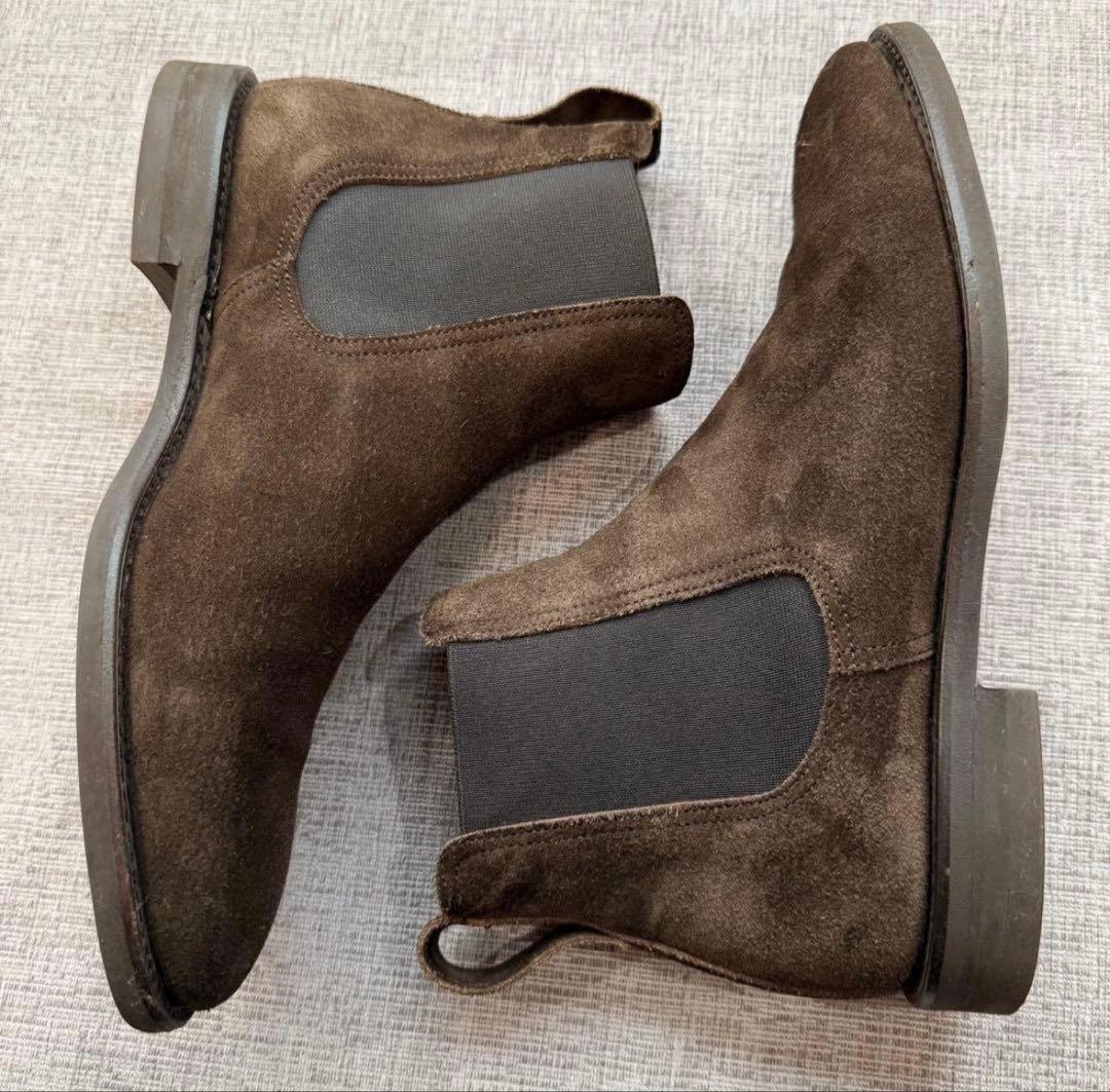 「美品」376GOVIDB Bewick サイドゴアブーツ ダークブラウン